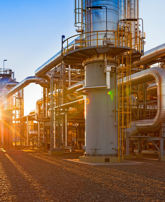 Oil and gas processing facility